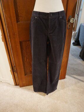 Talbots 10P gray corduroy pants